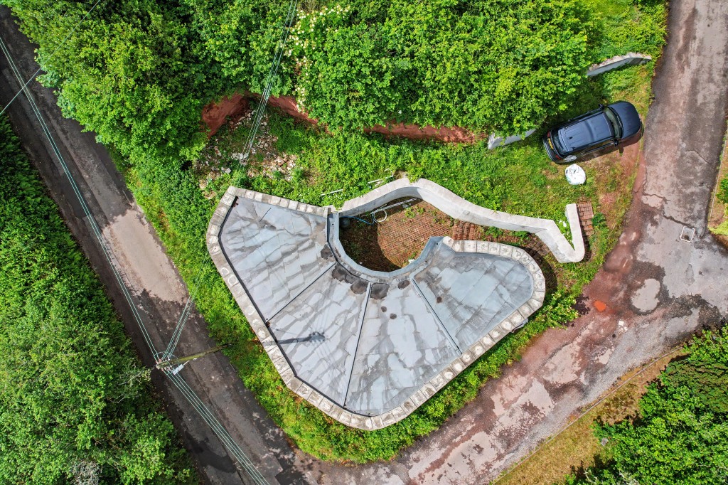 Lot: 61 - PARTIALLY COMPLETED DETACHED VERSATILE HOME - Birds-eye-view